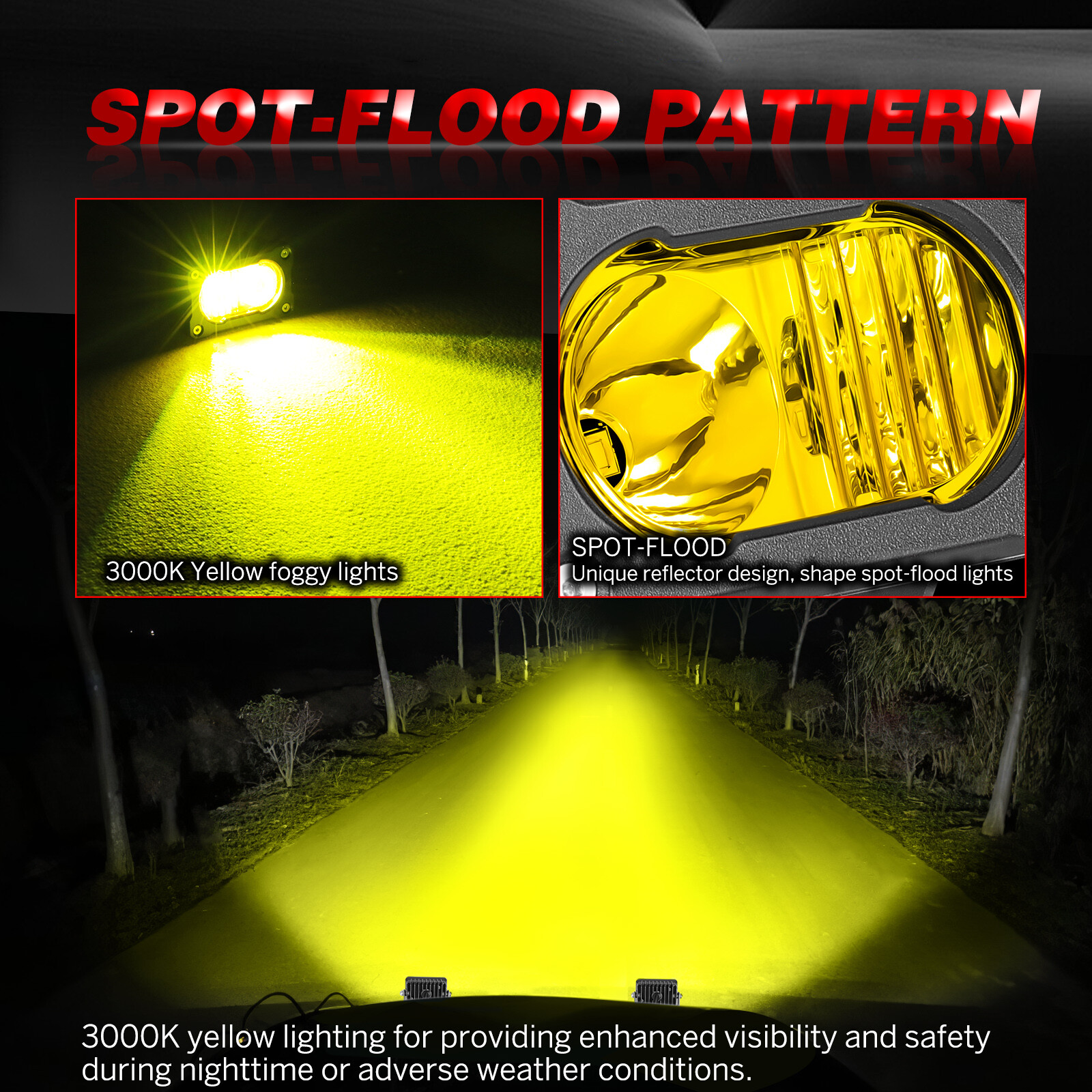 2X 3″ 40W PRO LED Cube Work Light Bar Combo Pods OffRoad Driving 4WD ATV+ Wiring