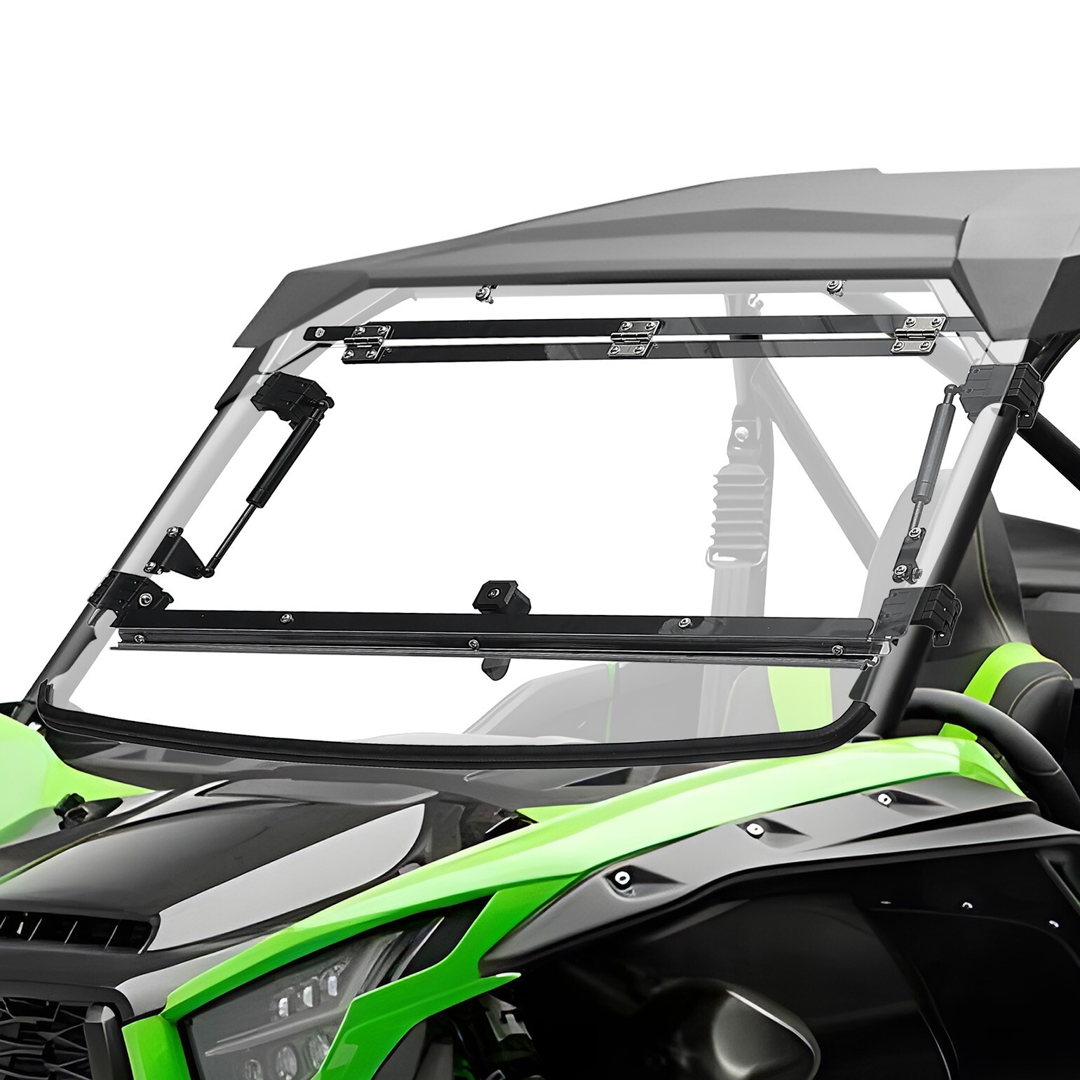 Front Flip Windshield Scratch Resistant For Kawasaki Teryx KRX 1000 2020-2026
