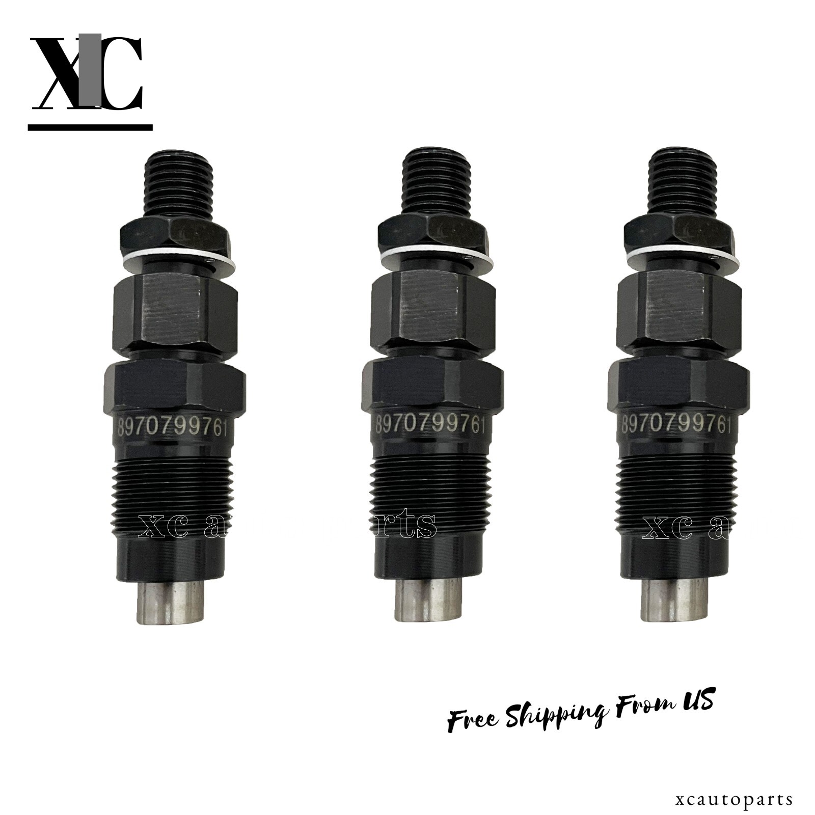 3pcs Fuel Injector 8970799761 8-97079976-1 For Isuzu 3LA1 3LB1 3LD1 3LD2 Engine