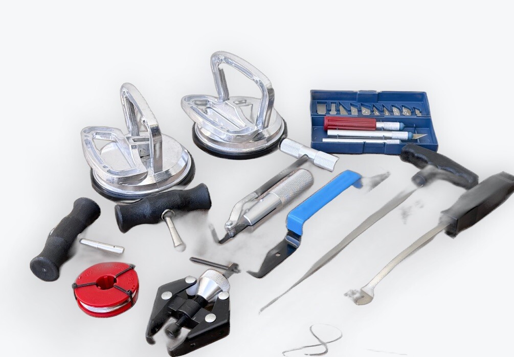 12pcs Pro Auto Windshield Removal Glass & Wiper Disassembly Repair Tool set DIY