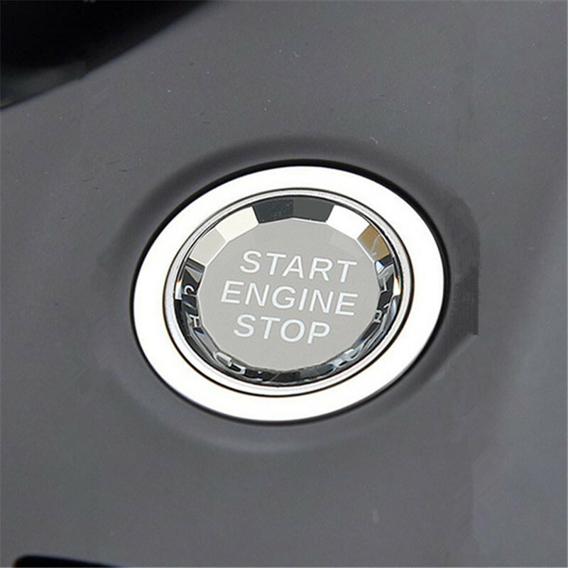 Crystal Car Start Button Replacement For Jaguar 16-19 One Rouch Button Central