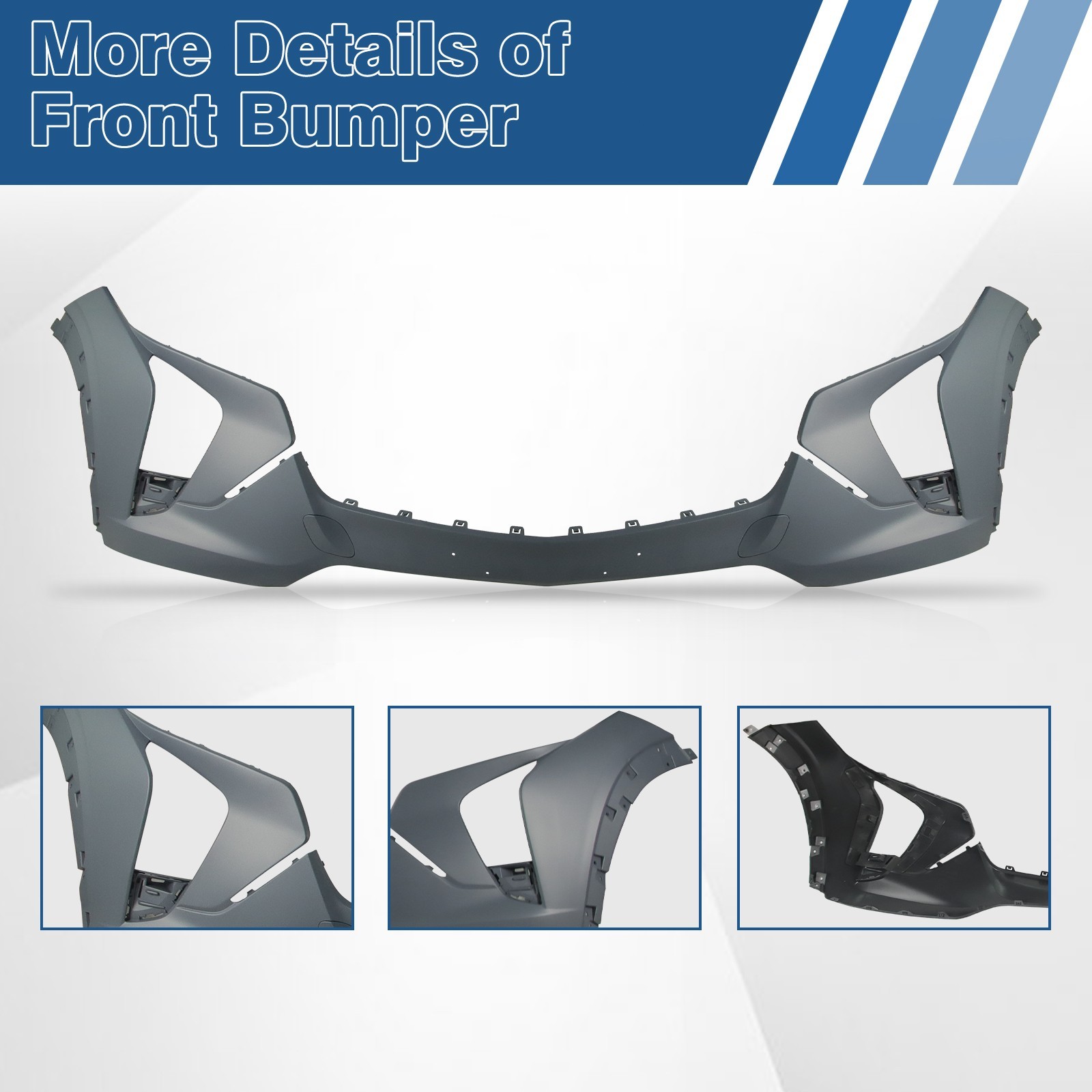 Primed Front Bumper Cover For 2024-2025 Chevy Trax 42854020