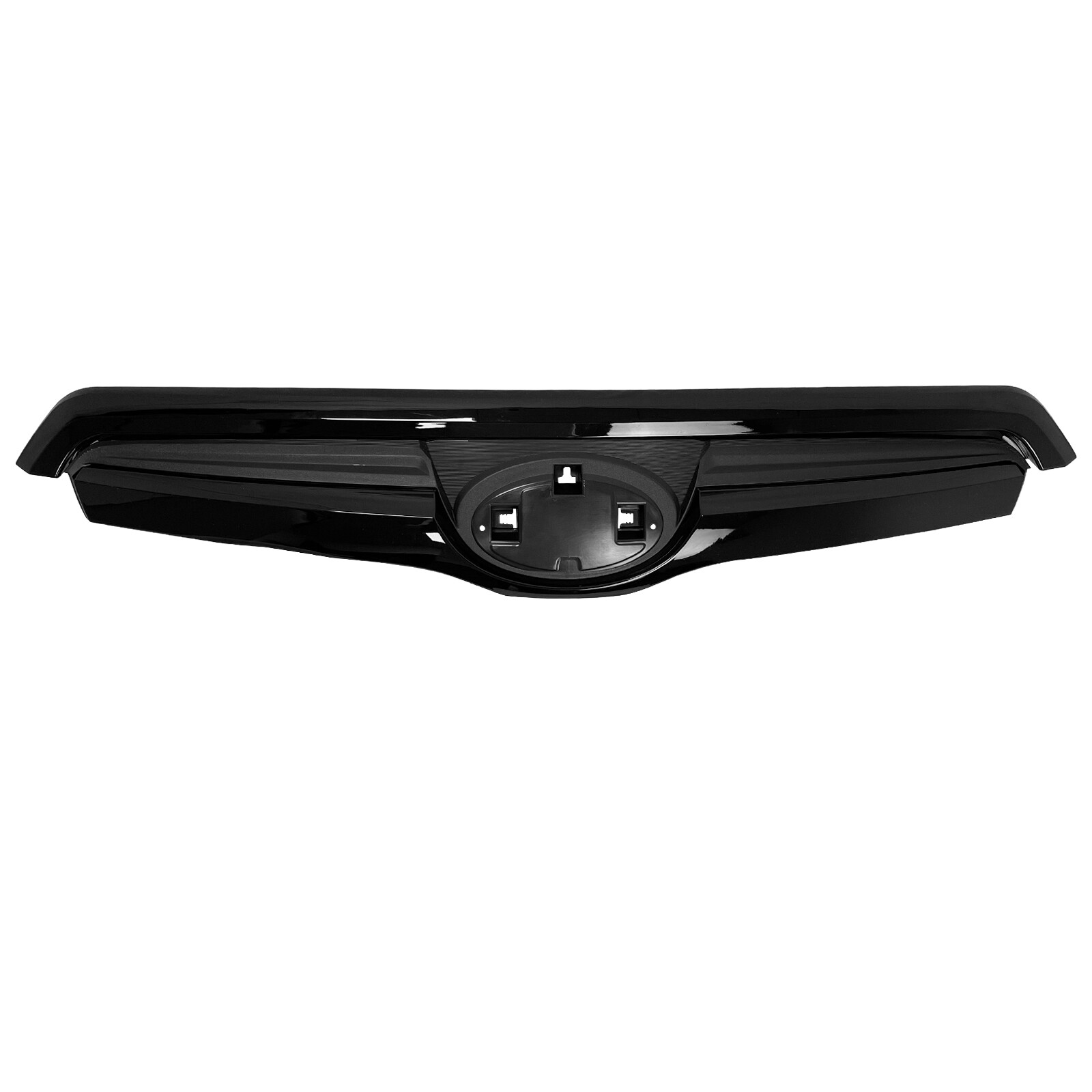 Front Bumper Upper Grille Plastic Black Set For 2014-2018 Subaru Forester