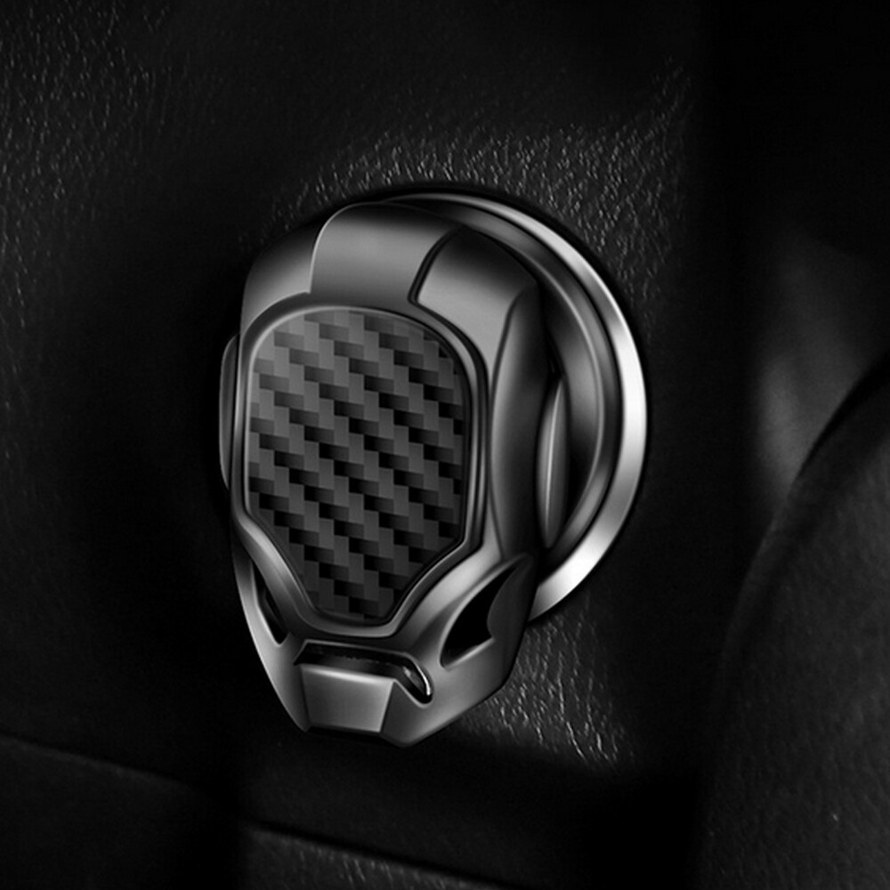 Car Engine Start Stop Push Button Switch Trim Cover Cap-Accessories Universal