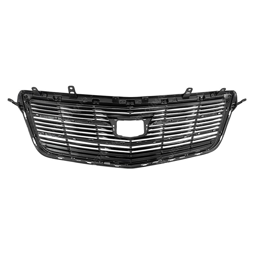 For 2015-2019 Cadillac ATS Front Bumper Upper Grille Chrome Black Grill 22879629