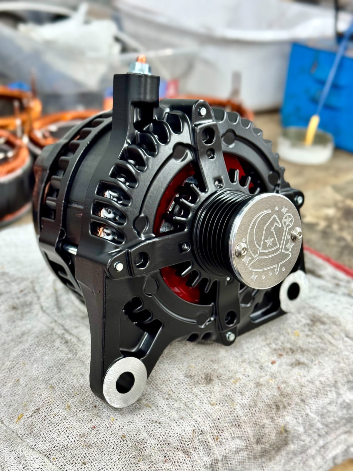 340 Amp Alt Wizard High Output Alternator 2007-2011 Jeep Wrangler JK 3.8L