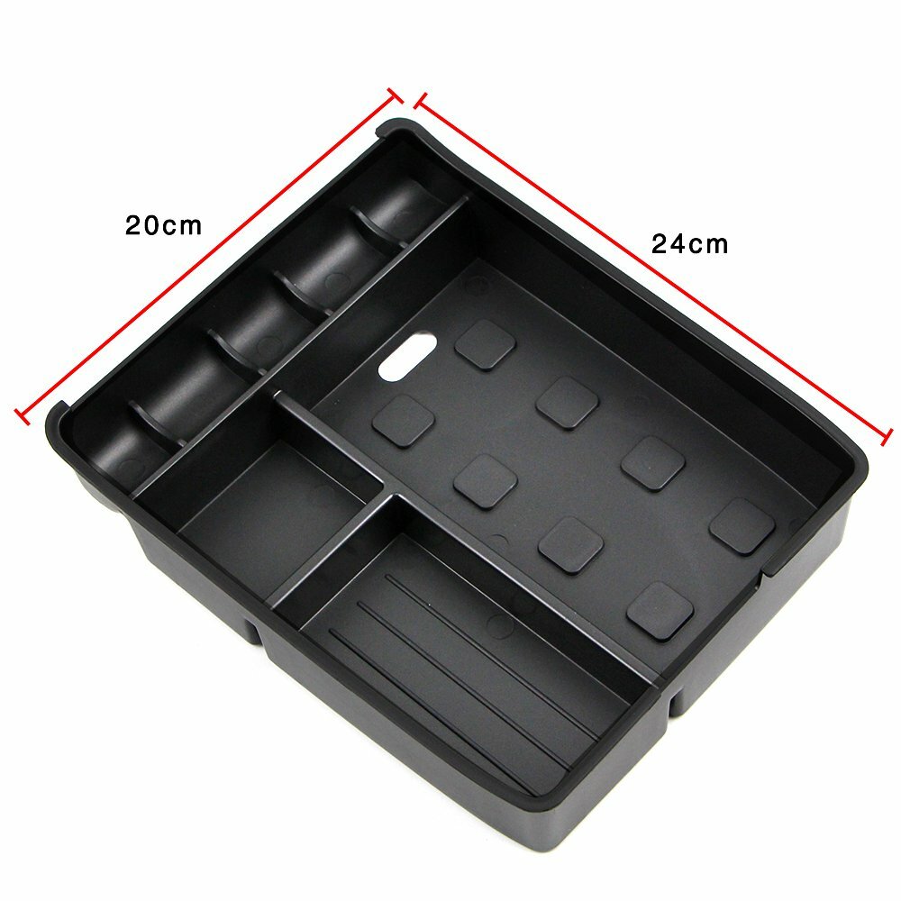 Armrest Storage Box Center Console Holder Tray for Toyota Highlander 2008-2013
