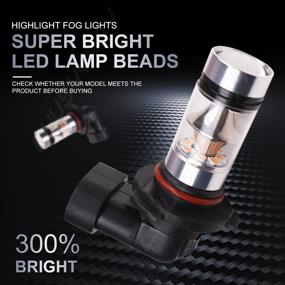Pair For Ford EXPEDITION 2003-2006 LED Bulbs Kit Fog Driving Light 9006 14000k