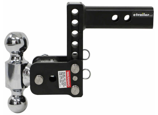 B&W Tow & Stow 2-Ball Mount 2″ Hitch 5″ Drop 5-1/2″ Rise 10K Black FREE SHIPPING