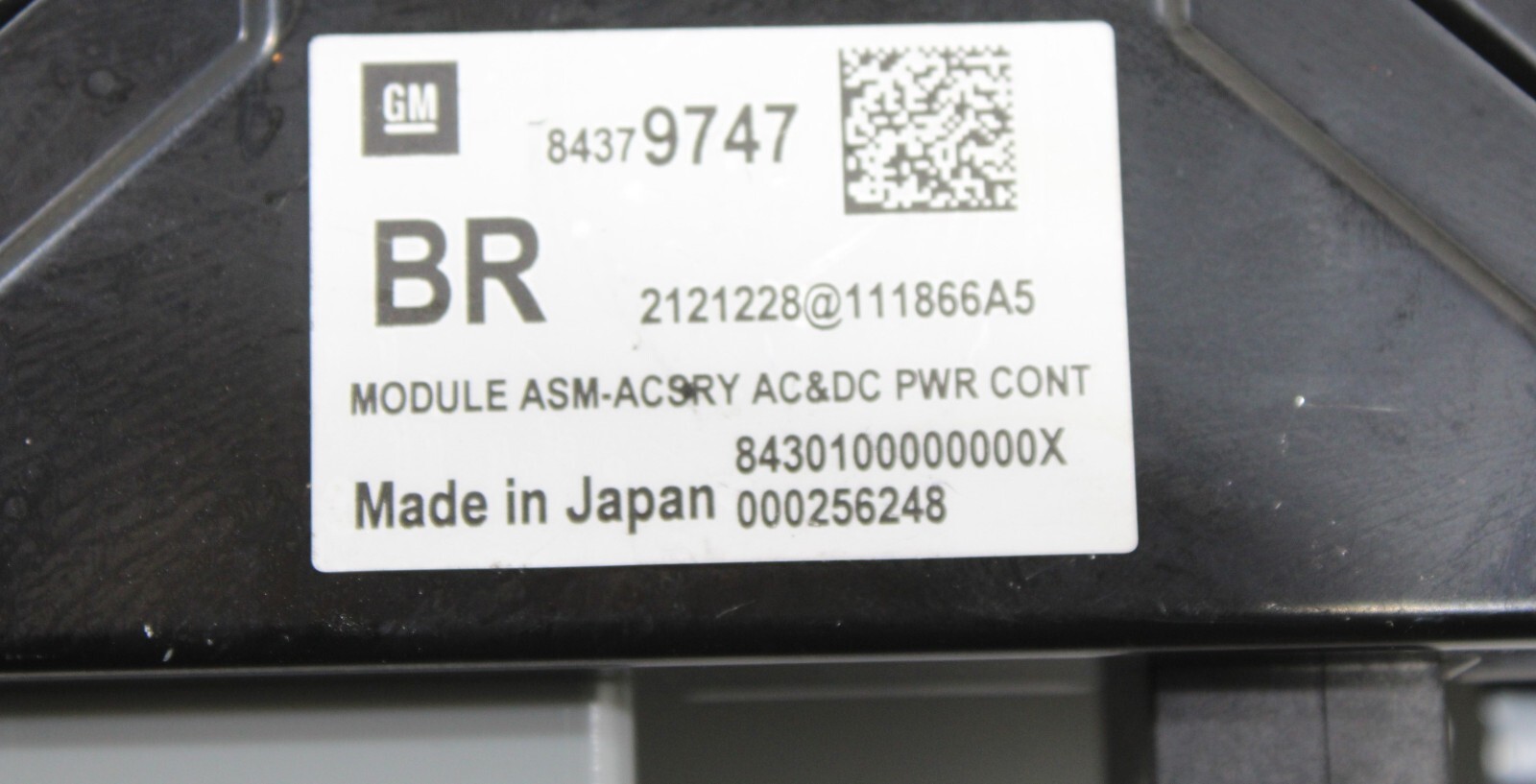 GMC SIERRA 1500 LIMITED AC/DC POWER INVERTER CONTROL MODULE UNIT OEM 2019 – 2022