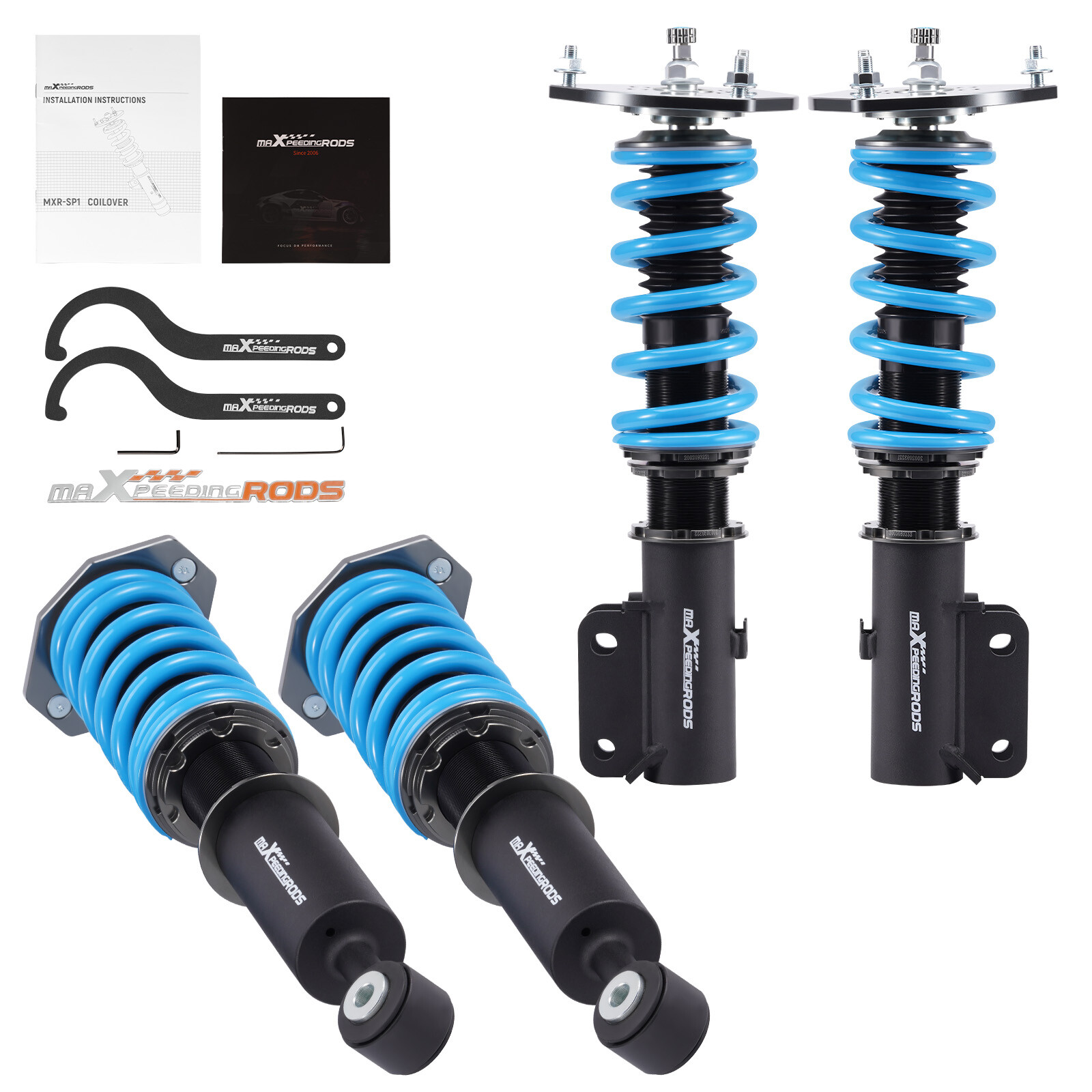 MaXpeedingrods T6 Coilovers Suspension Kit For Mitsubishi 3000GT FWD 1991-1999