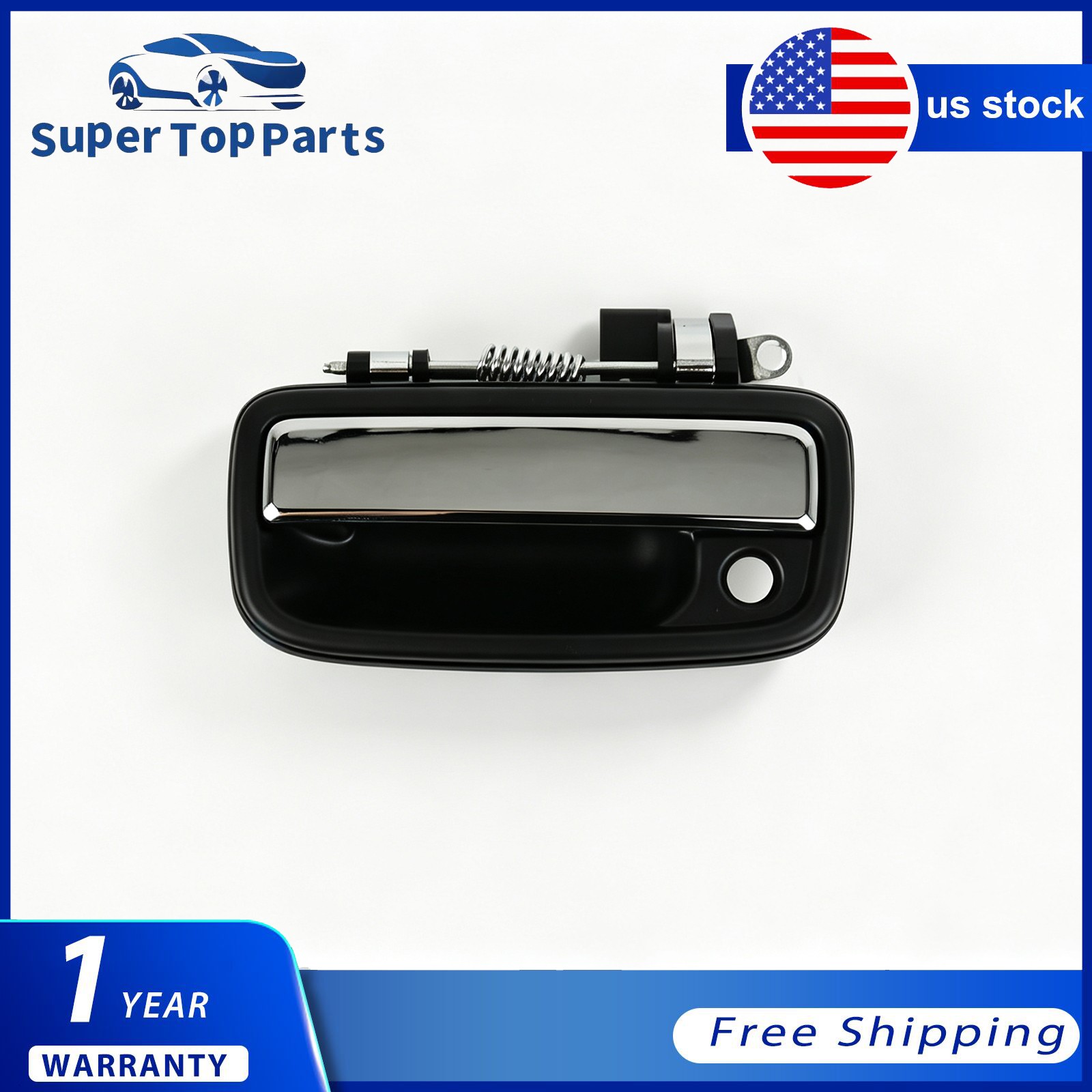 2x Front Metal Exterior Door Handle for Toyota Tacoma 95-04