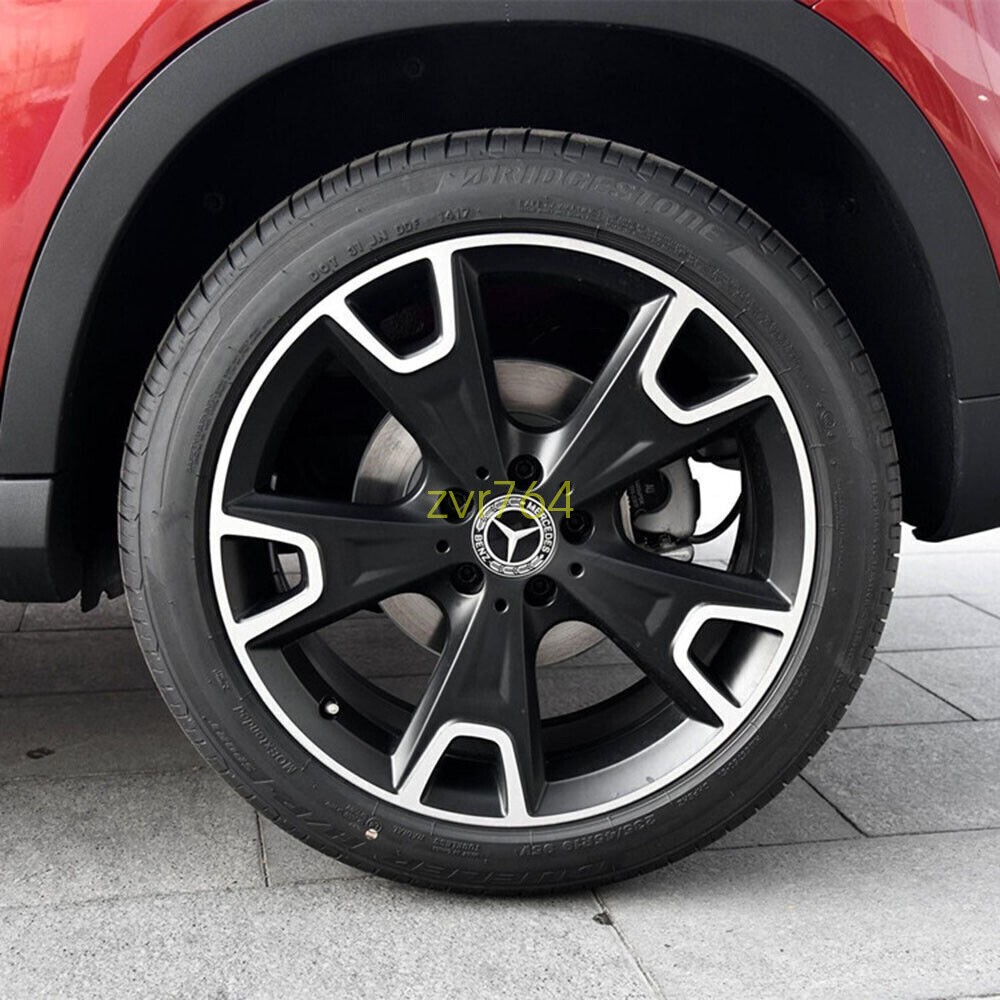 4PCS 75mm Wheel Center Hub Caps Cover Logo Badge Emblem For Mercedes Benz USA