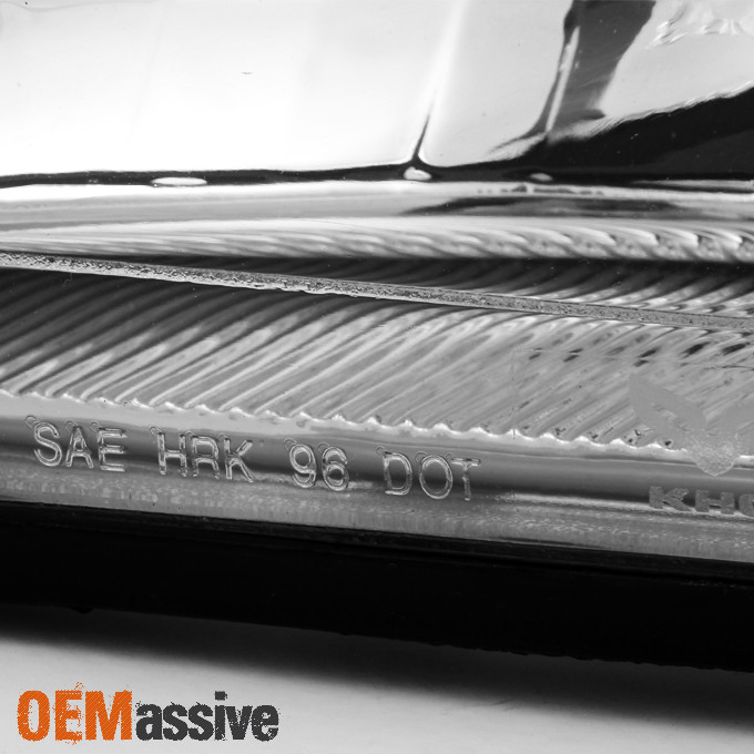 Fit 97-99 LeSabre Clear Headlights w/ Corner Signal Lamps L + R Replacement