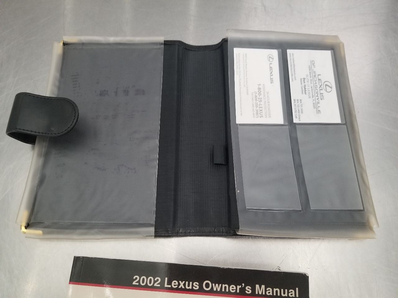 02 LEXUS SC430 OWNERS MANUAL