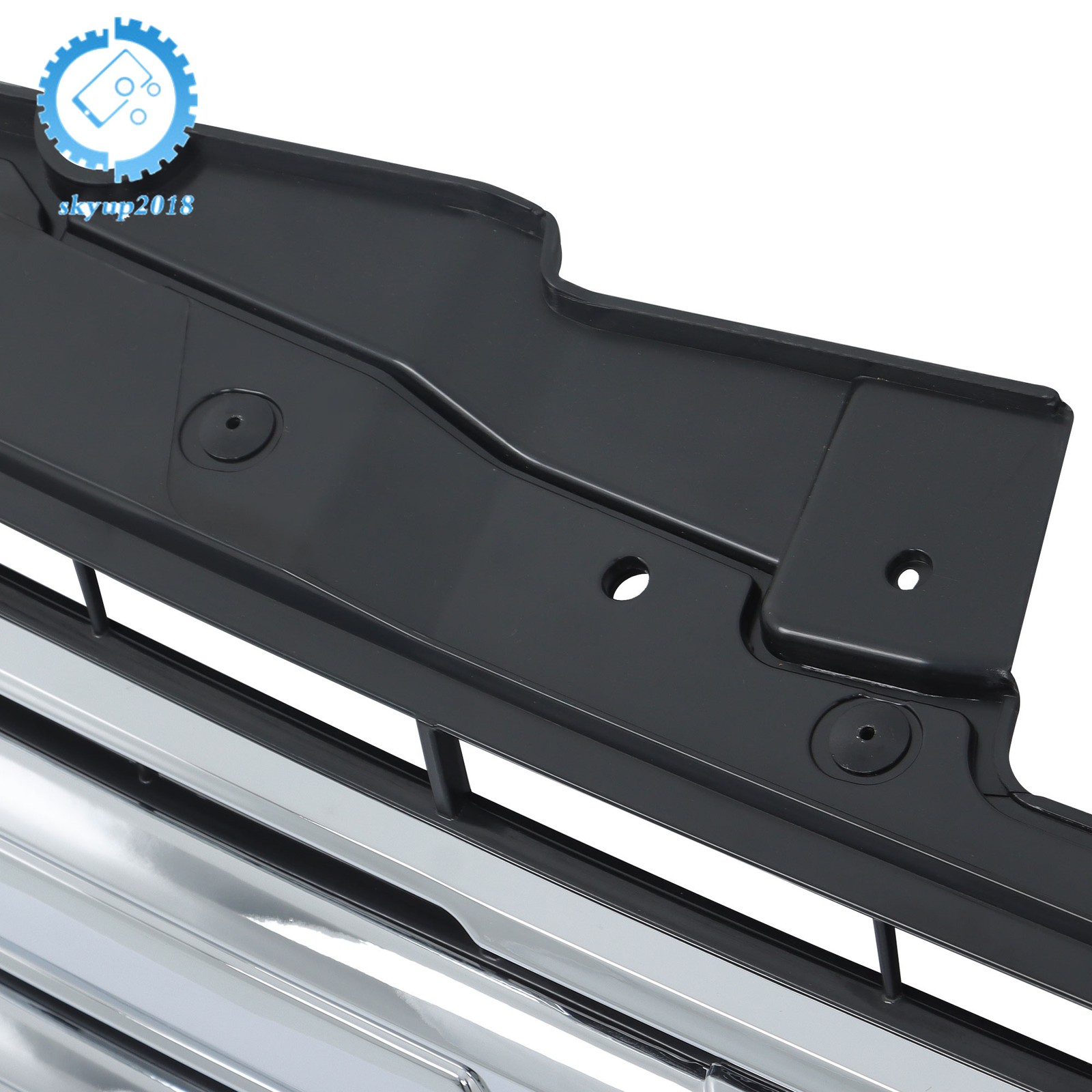 Grille Chrome Without Camera Hole Front Upper Side For Cadillac Escalade 2015-20