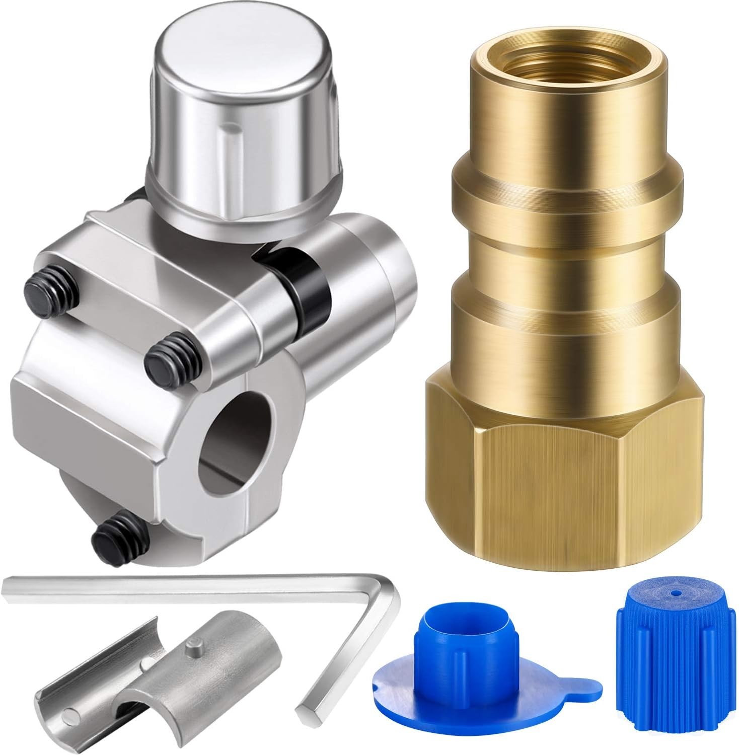 Bullet Piercing Valve Kit with Dust Cap Converts R12 to as pictures shown
