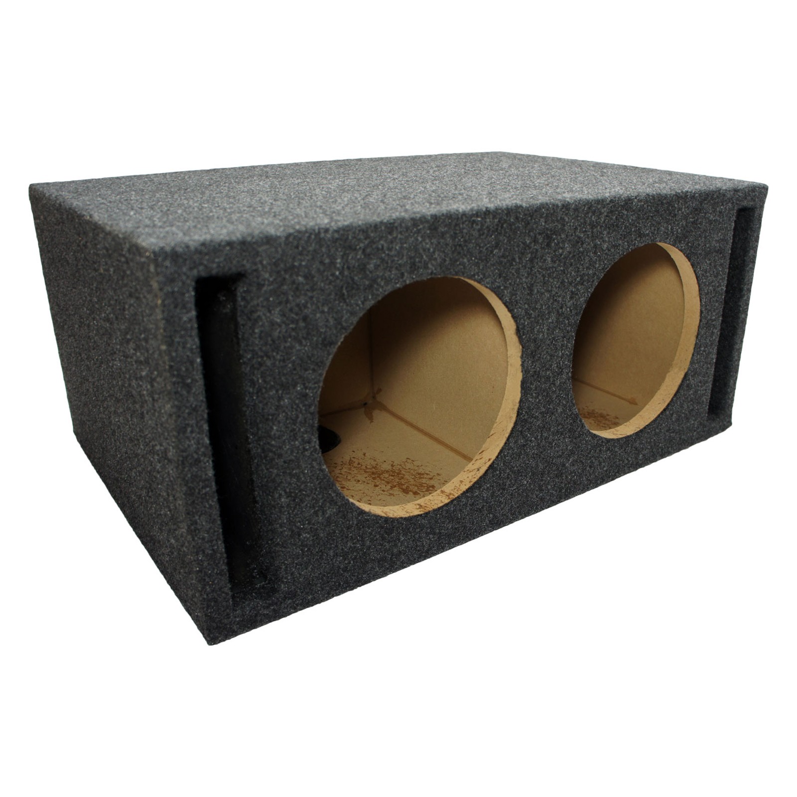 Car Audio Dual 8″ SPL Bass Subwoofer Labyrinth Vent Sub Box Stereo Enclosure