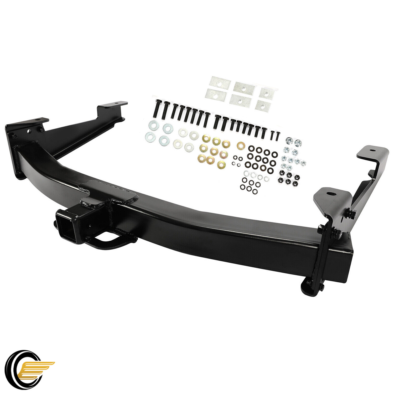 For 01-10 Silverado/Sierra 2500 3500 Class 5 Trailer Hitch 2 Receiver Bumper Tow