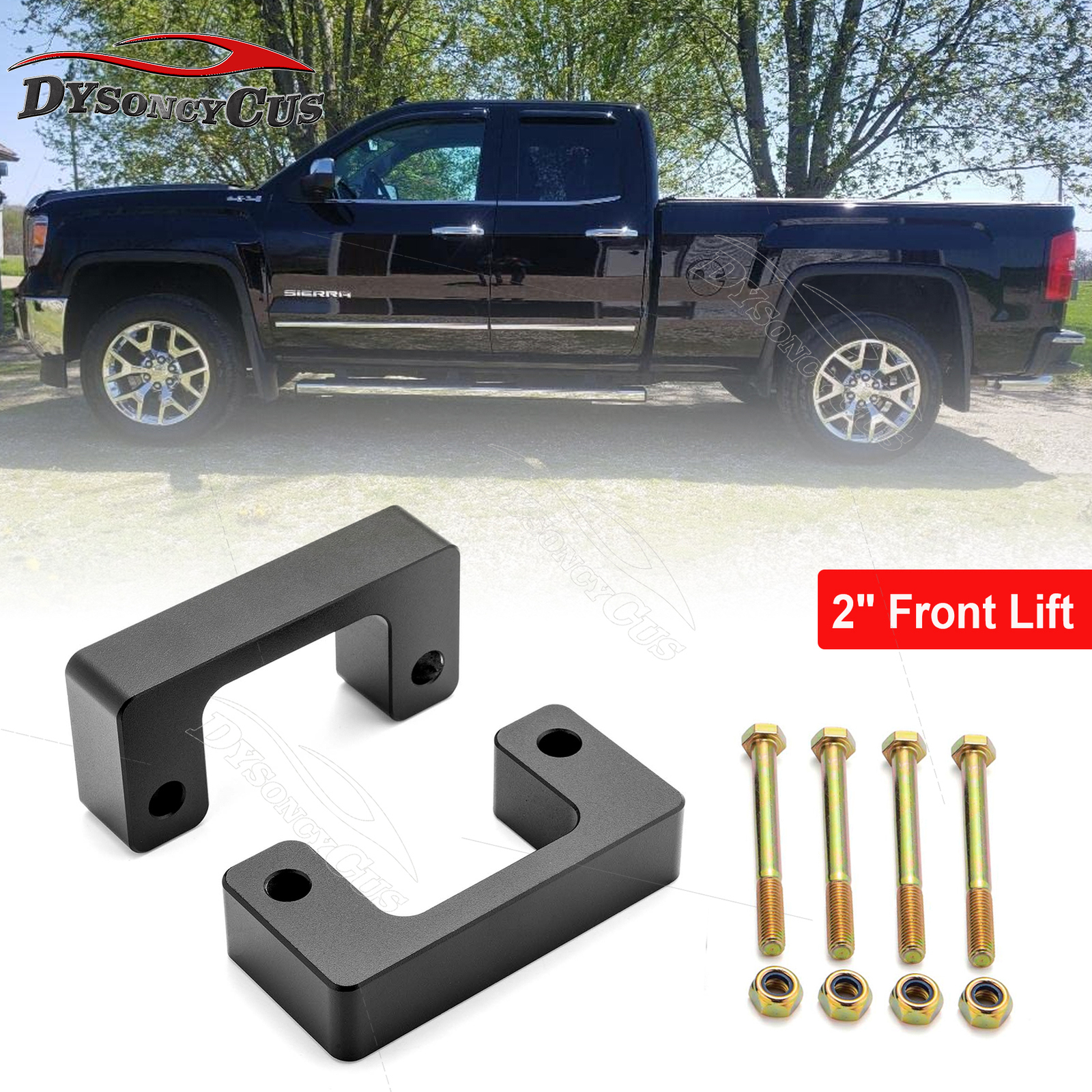 2″ Front Leveling Lift Kit for Chevy Silverado 2007-2022 GMC Sierra GM 1500 LM