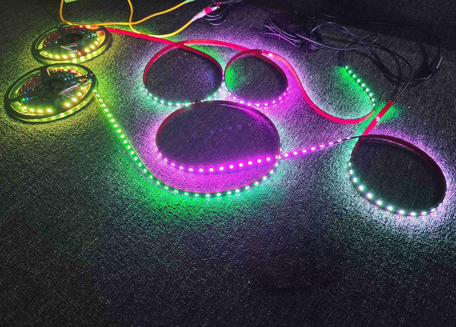 IP65 Dream Chasing Flowing 300LEDs Strips Lights 5Meters x2PCS Remote APP Kit