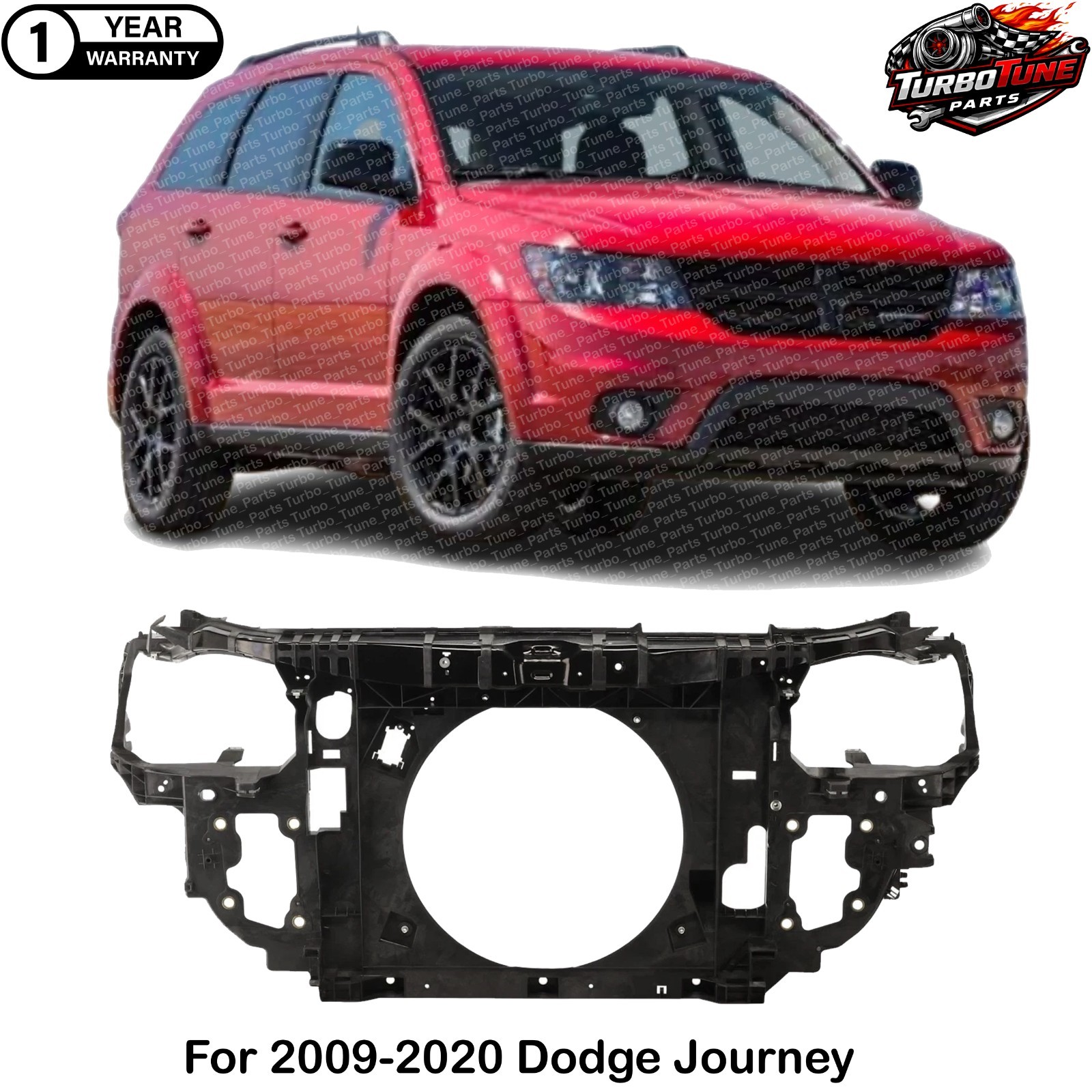 Front Radiator Support Assembly For 2009-2020 Dodge Journey CH1225218 5116300AF