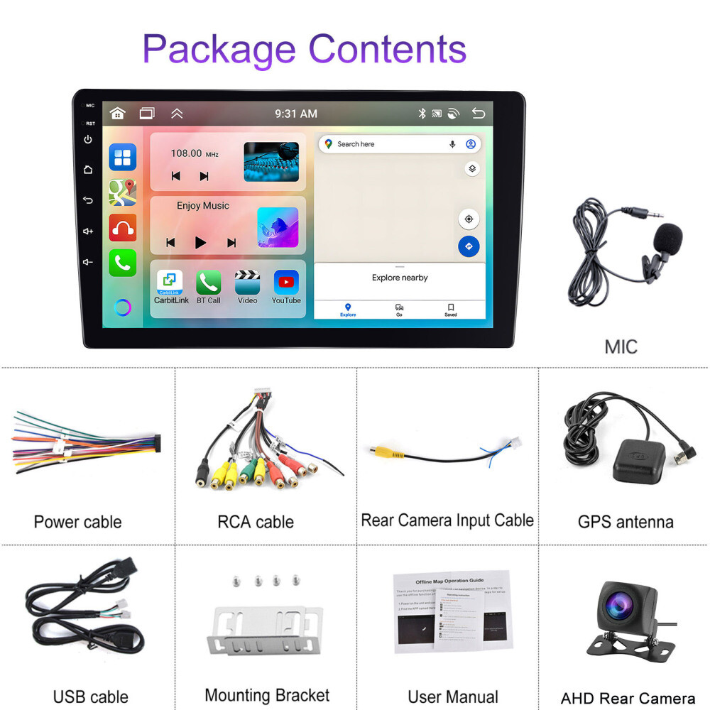 For Mazda 6 2004-2015 Android 13 Car Radio Stereo Player GPS Navi CarPlay 4+64GB