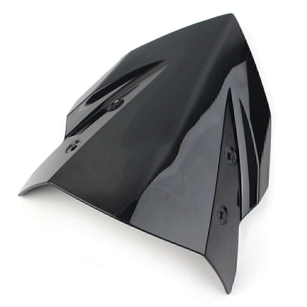 1x Motorcycle Windshield Windscreen For Kawasaki Z400 2018-22 ABS Plastic Black