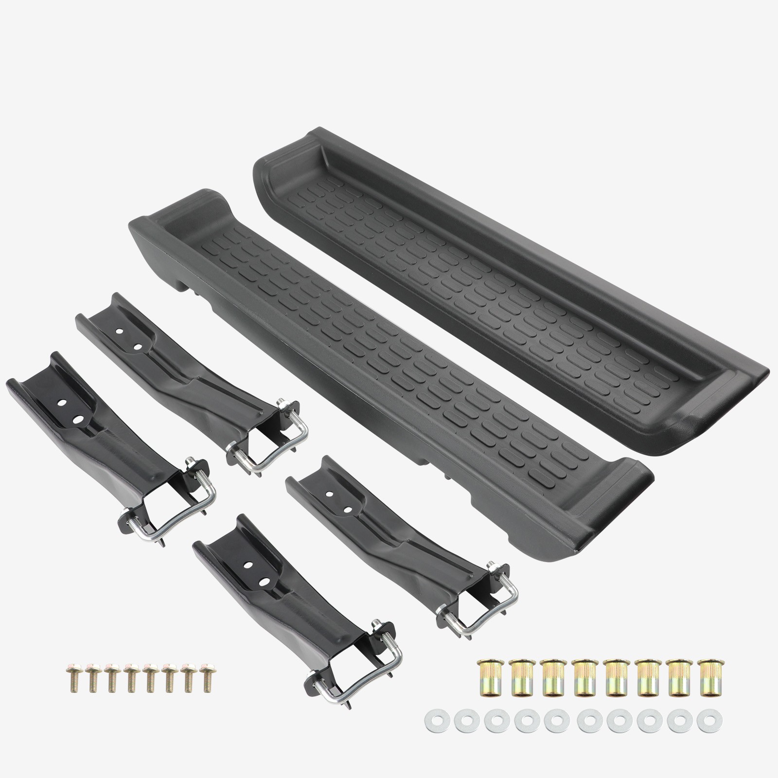 2 Pcs Side Step Nerf Bar Running Board for Jeep Wrangler TJ 1997-2006 PW4511