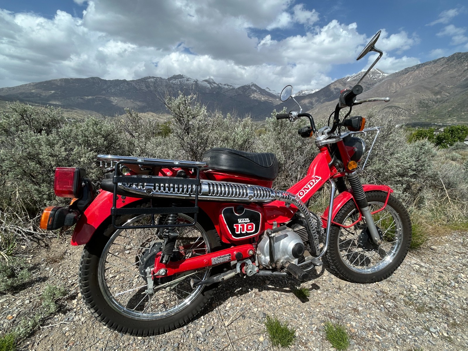 USA Made Saddlebag Racks for Honda CT90 CT110 Trail Bike – Easy, No Mod Install