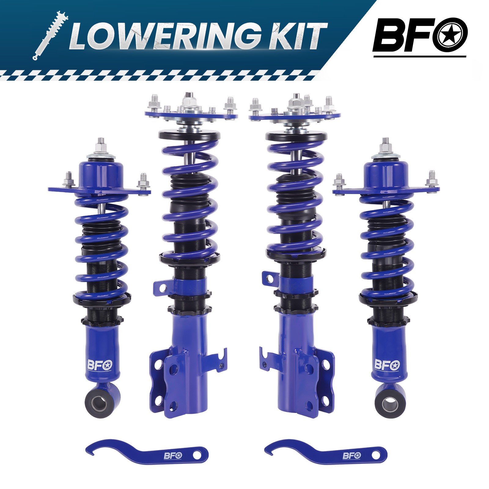 Full Coilovers Spring & Shock Assembly for Toyota Matrix 2003-2008 Adj. Height