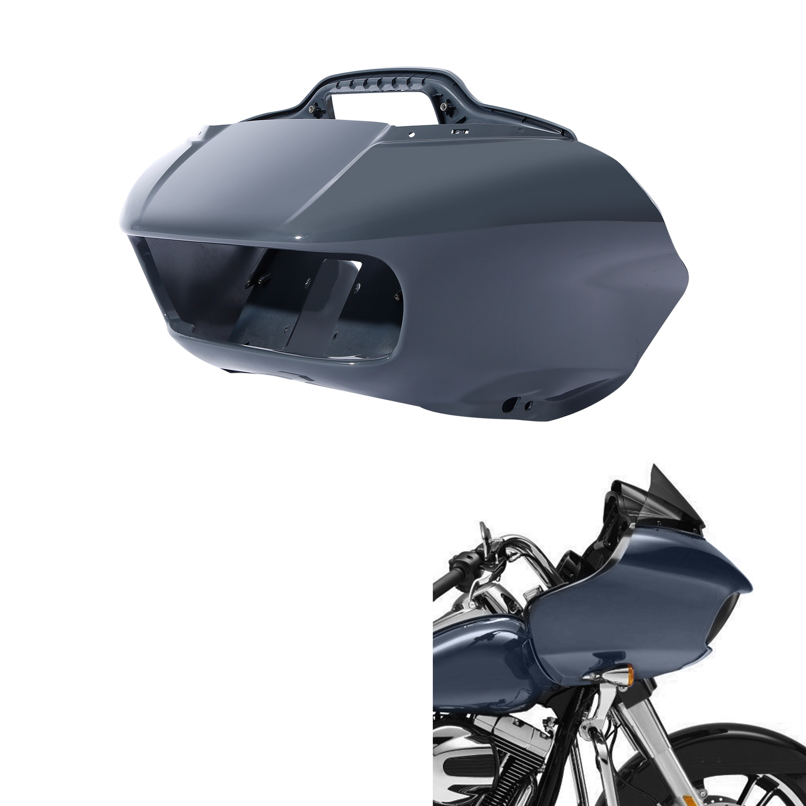 Inner & Outer Fairing Fit For Harley Road Glide 2015-2023 2021 2022 Gunship Gray