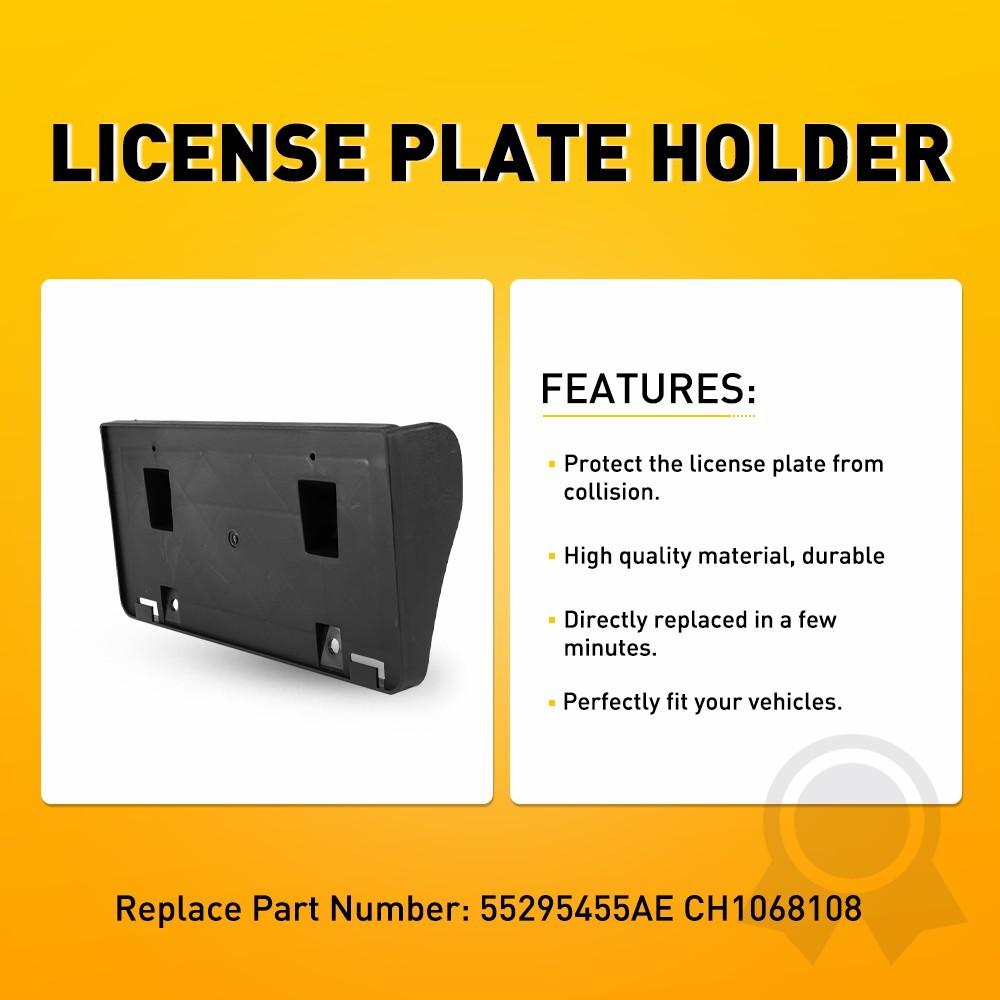 License Plate Bracket For 1994-2001 Dodge Ram 1500 Front CH1068108
