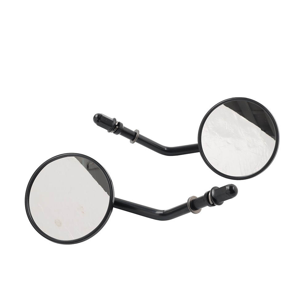 Motorcycle Round Retro Rearview Side Mirrors For Harley Davidson Sporster 8mm