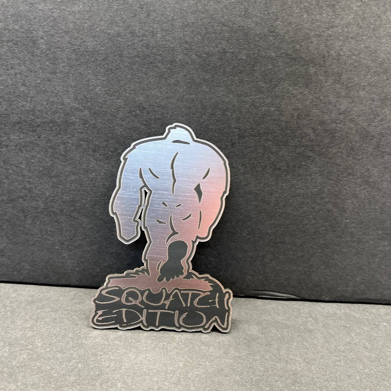 Sasquatch Edition Engraved Bronco Car Badge Acrylic Fender Emblem MULTICOLOR