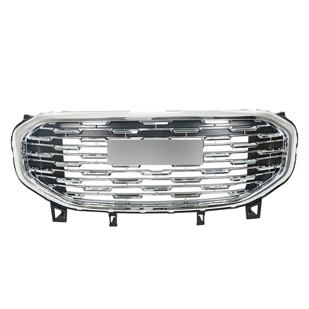 Chrome Fit For GMC Terrain 2018 2019-2021 Plastic Front Upper Grille Assembly