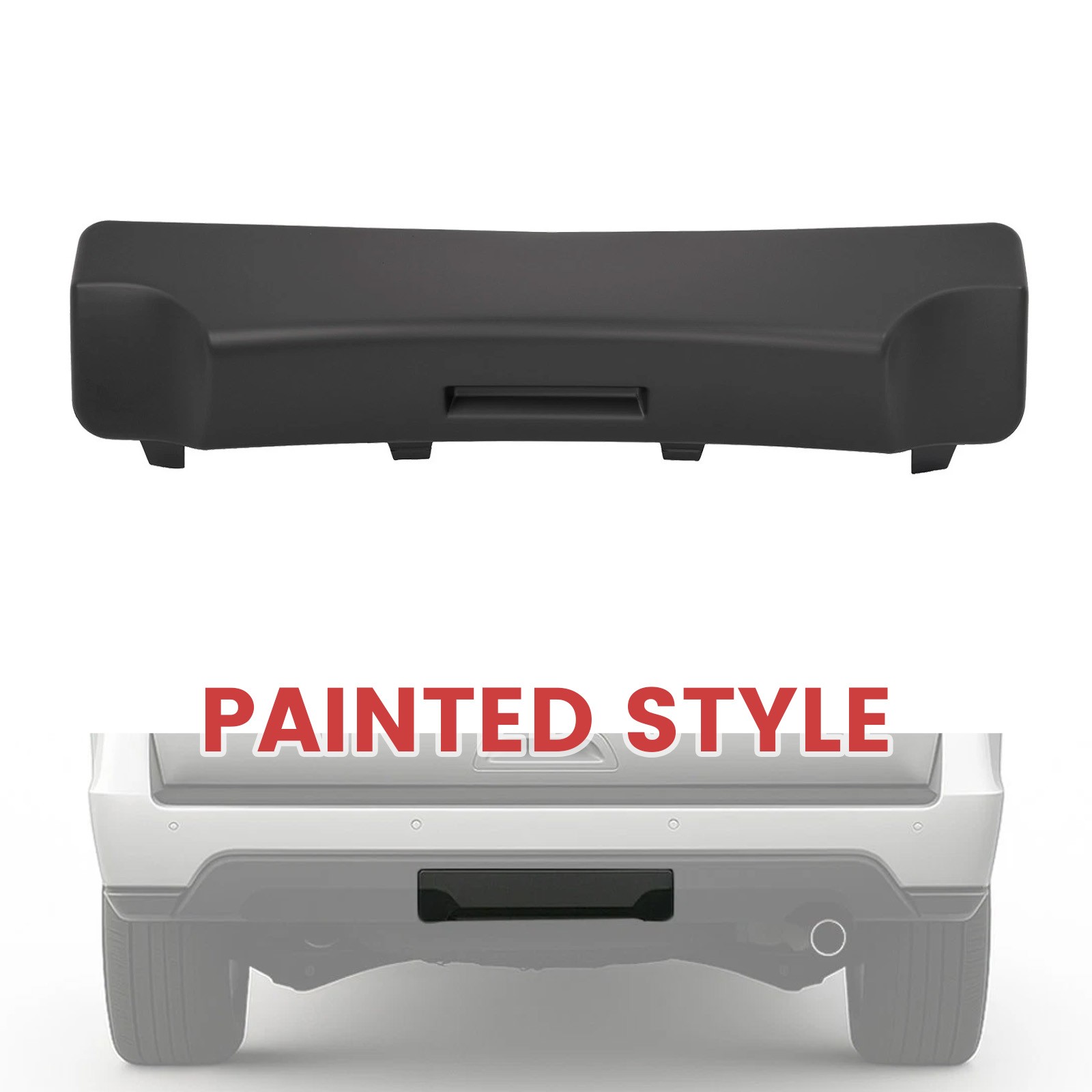 Rear Bumper Trailer Hitch Panel Receiver Cover For Ford Expedition 2018-2021