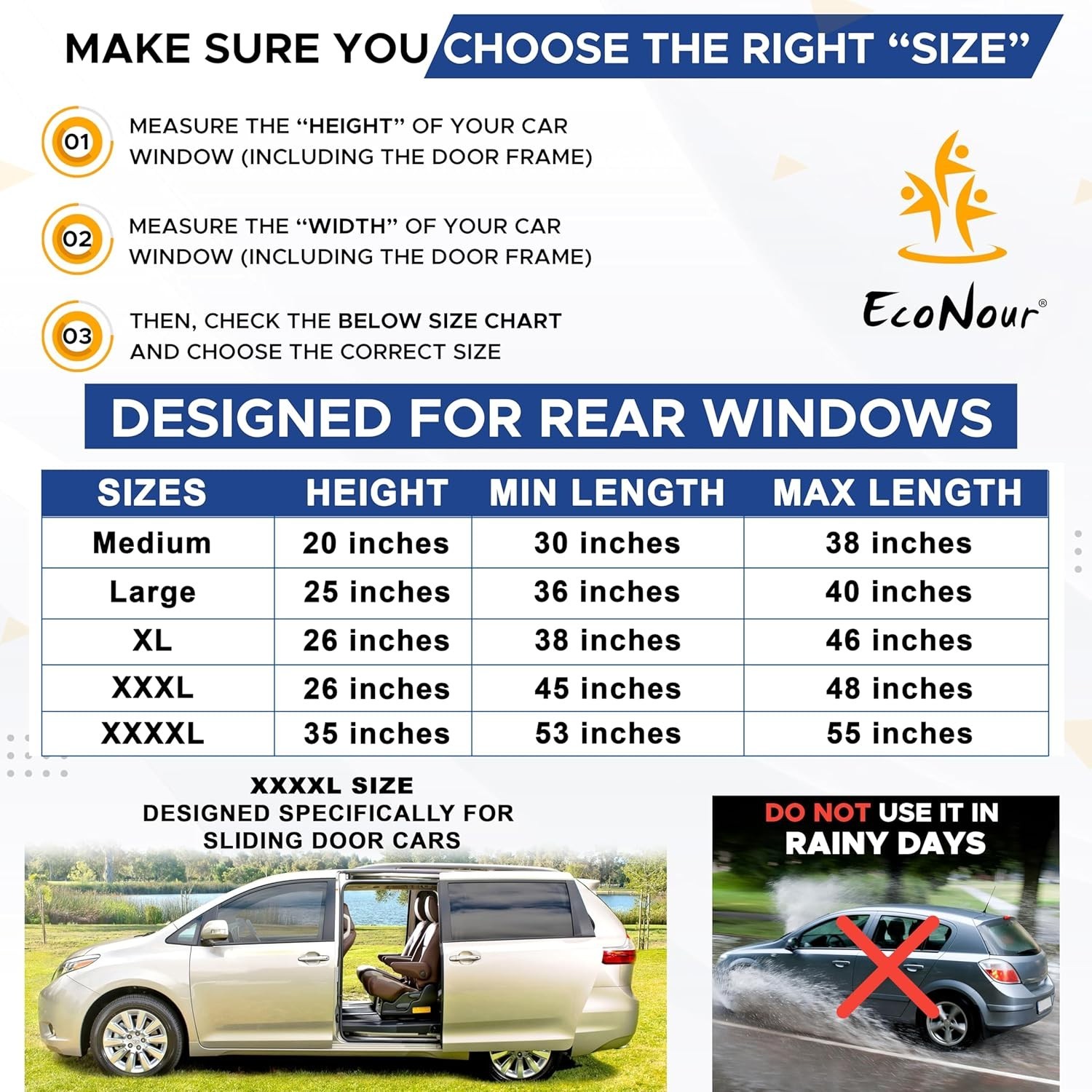 Car Window Screens for Camping Pack of 2 | 100% Protection from Bugs, UV and …