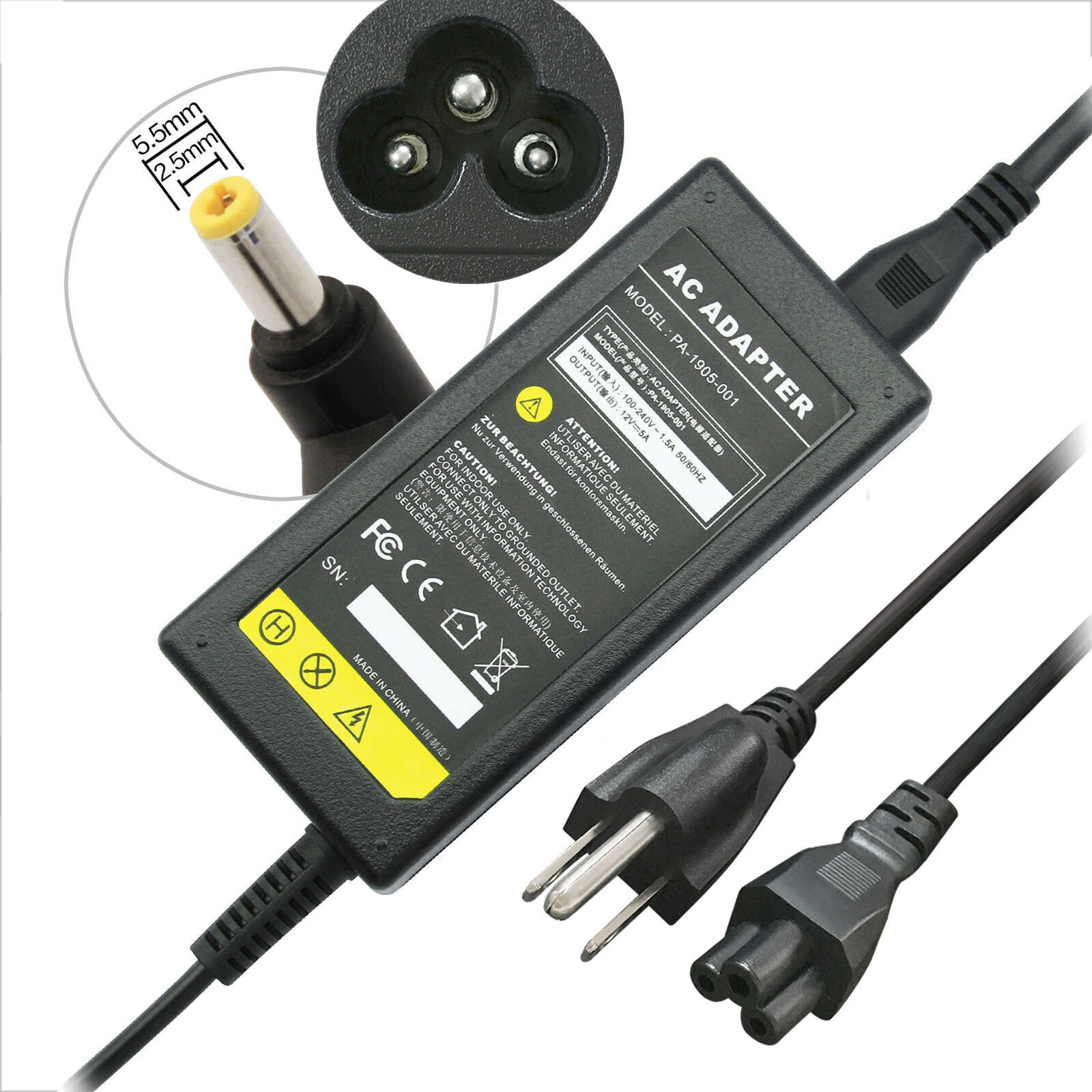 Wall Charger Adapter For HALO BOLT 58830 ACDC Portable Charger Car Jump Starter