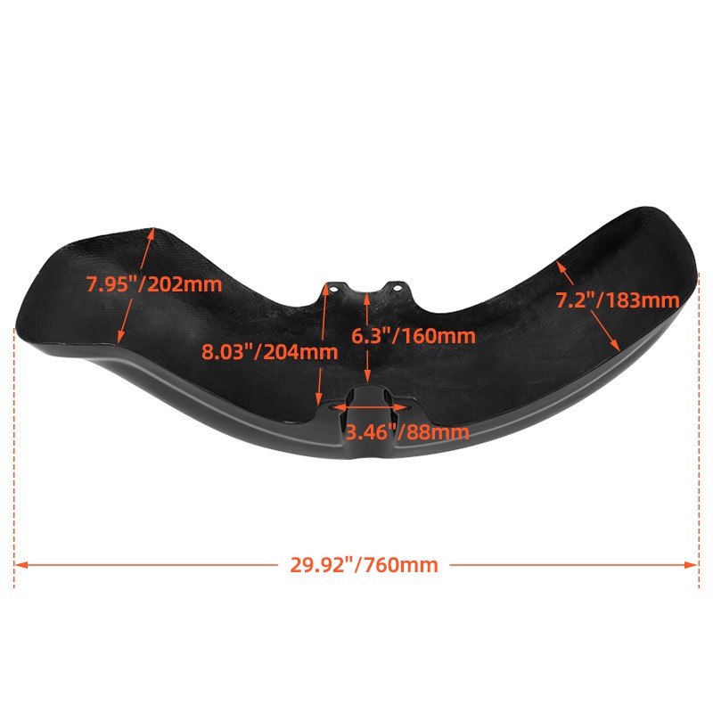 Front Fender For Suzuki Boulevard Intruder Volusia 800 VL800 C50 C50T 2001-2017
