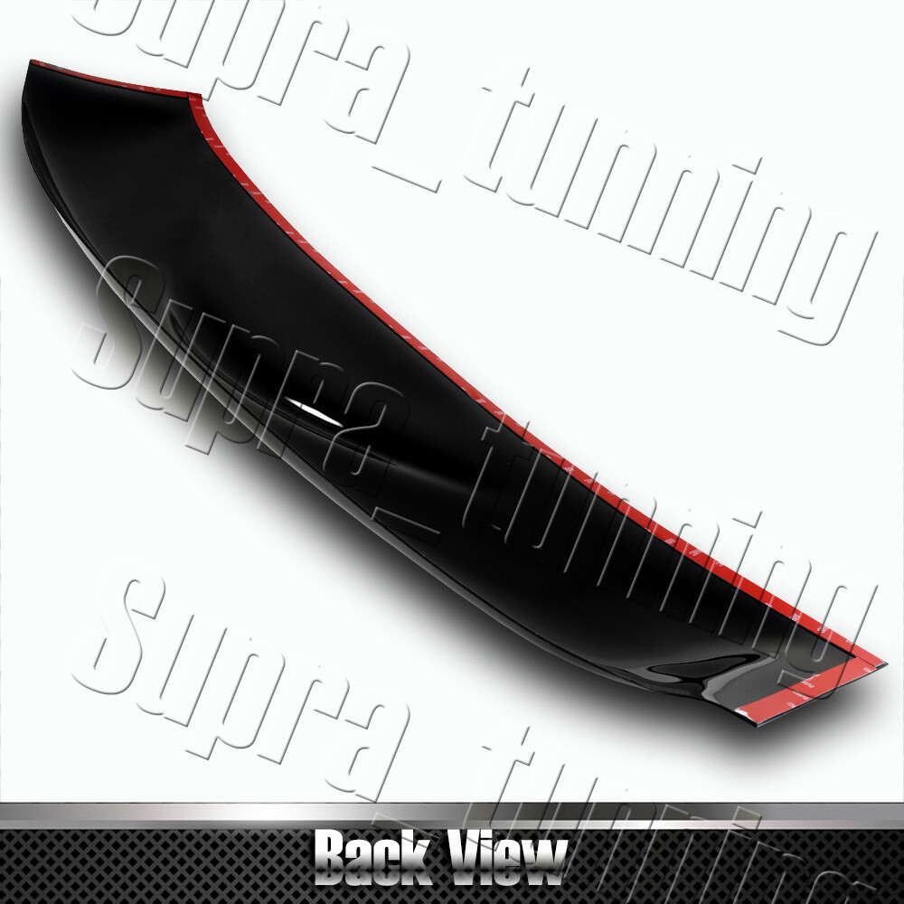 Black ABS Rear Roof Window Visor Deflect Spoiler For Honda Civic 4DR / Sedan