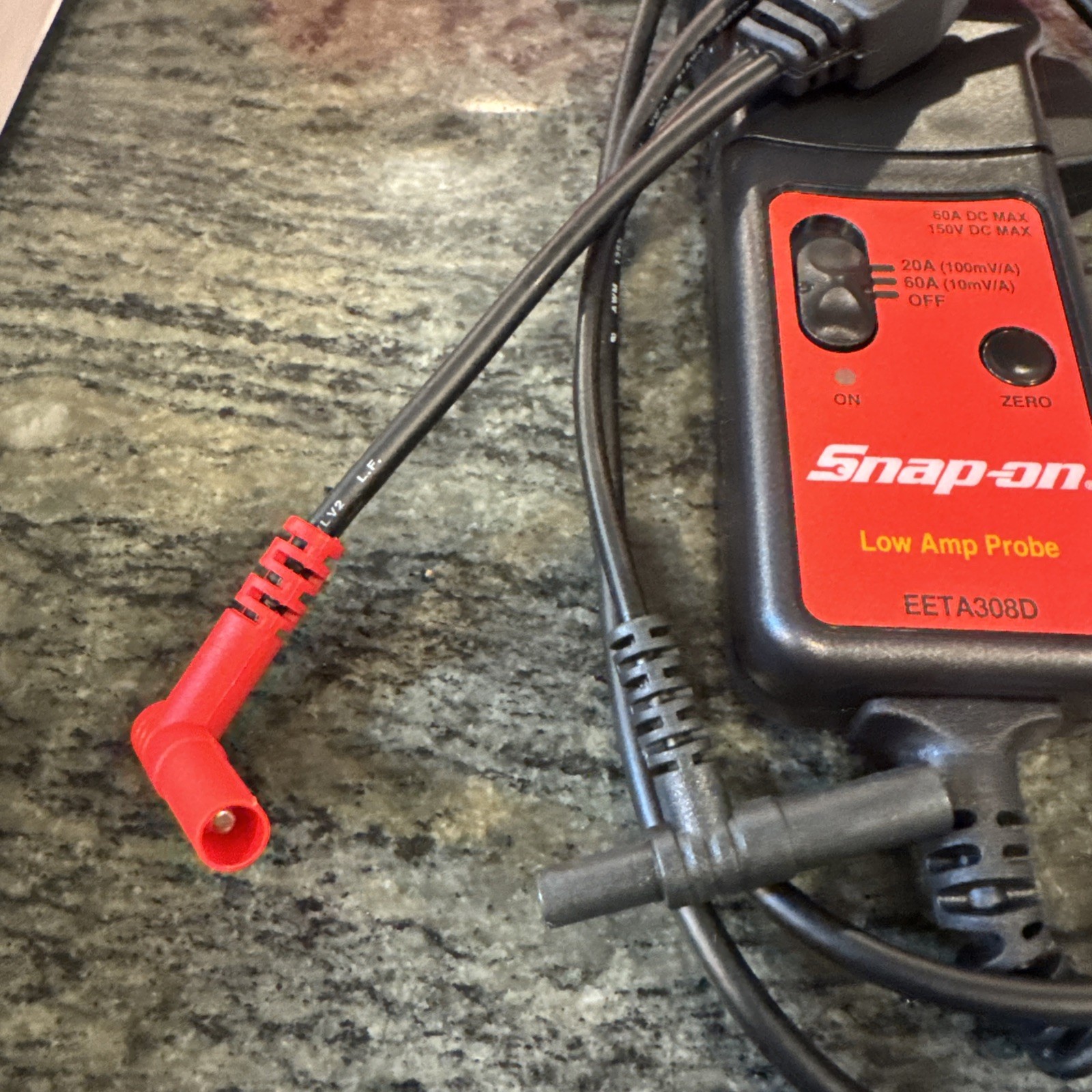 snap on eeta308d precision low amp ac/dc probe new