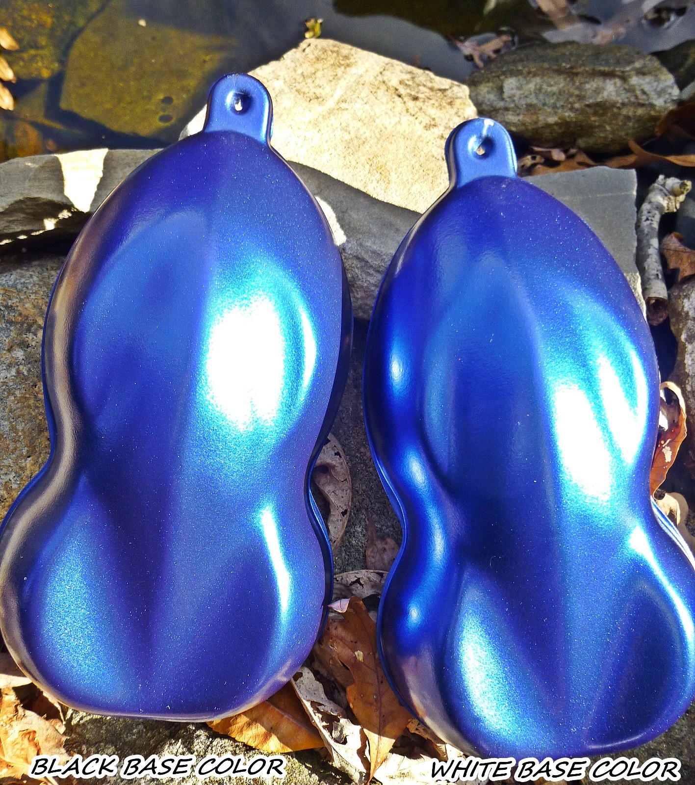 Candy Zombie Midnight Blue Pearl Pigment Auto Grade Lacquer Gloss HOK