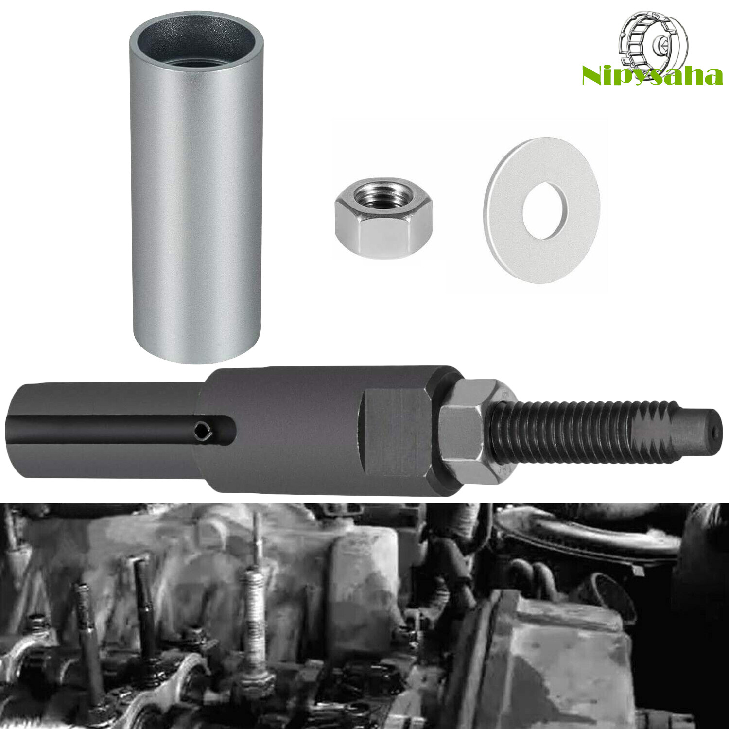 Injector Tube/Cup Installer/Remover for GM 6.6L Duramax Diesel 2001 to 2025