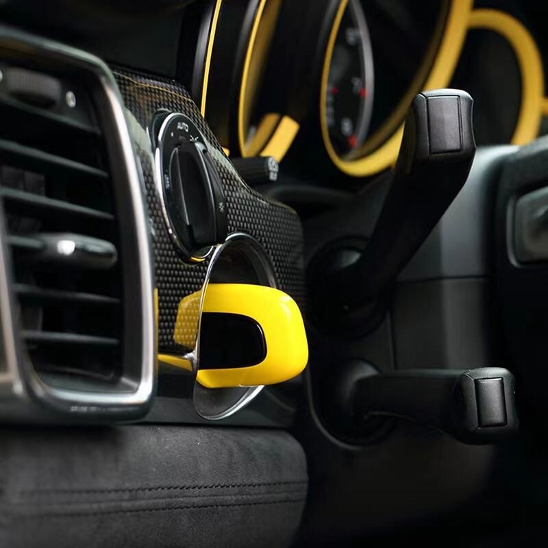 ABS One Button Start Passive Car Key Cover Replacement For Porsche Macan 911 718
