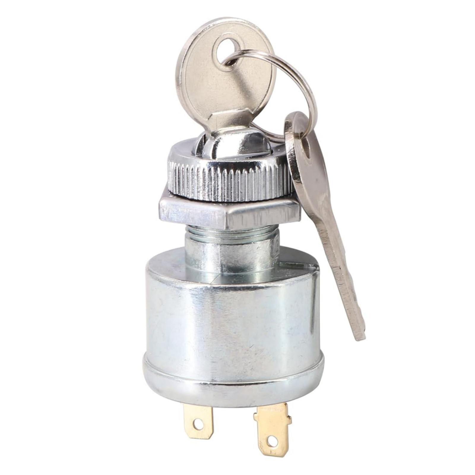 Metal+Plastic Ignition Switch 2-Terminal – Replacement for EZGO 1981+ Models