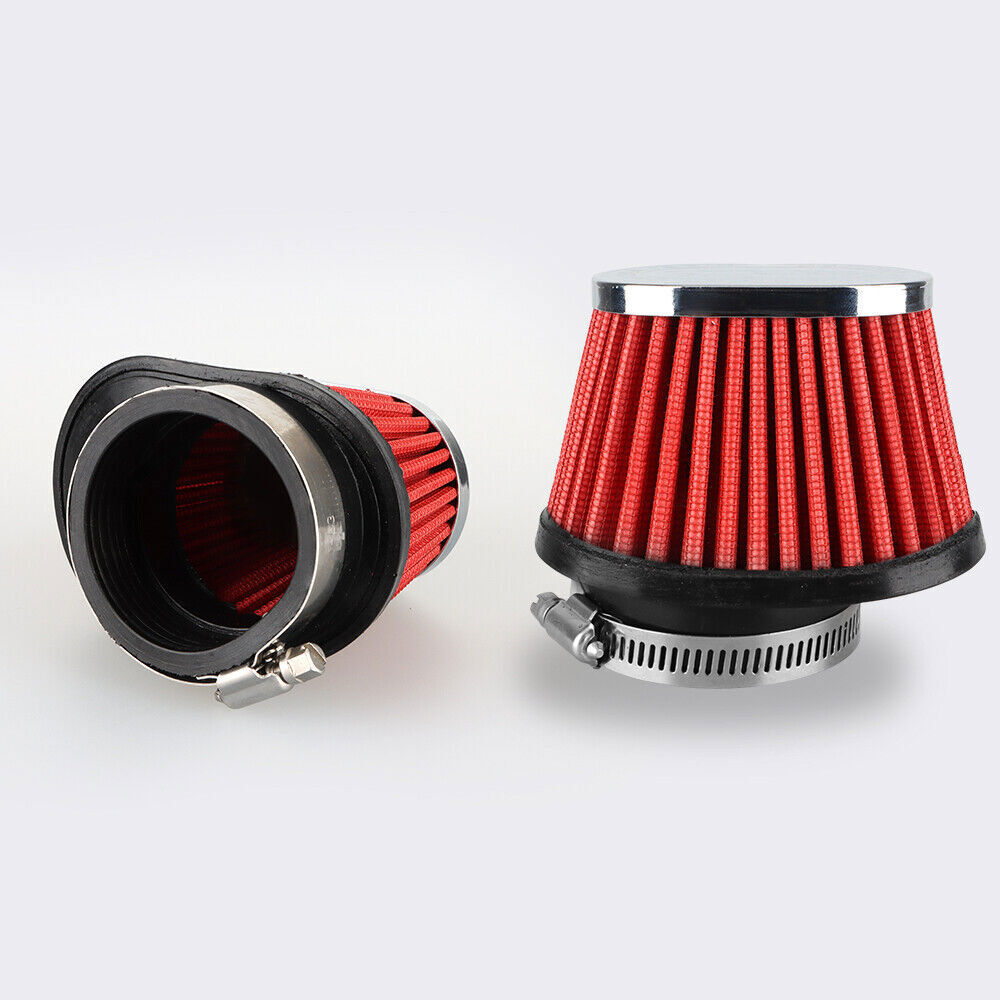 NIBBI 2pcs 55mm Air Filter Pod For Kawasaki Honda Motorcycle 79-82 CB750 CB900