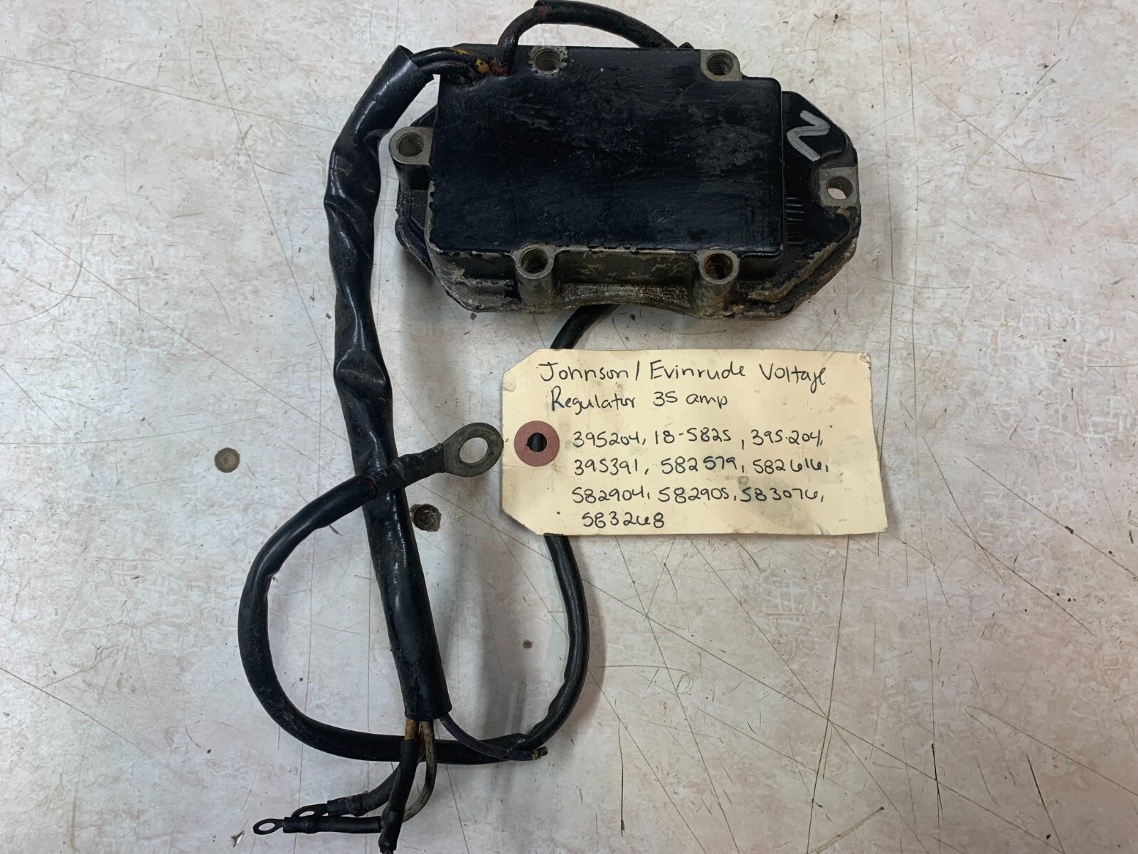 *90 Day Warranty* Johnson Evinrude Regulator &Rectifier Assembly 395204 583268