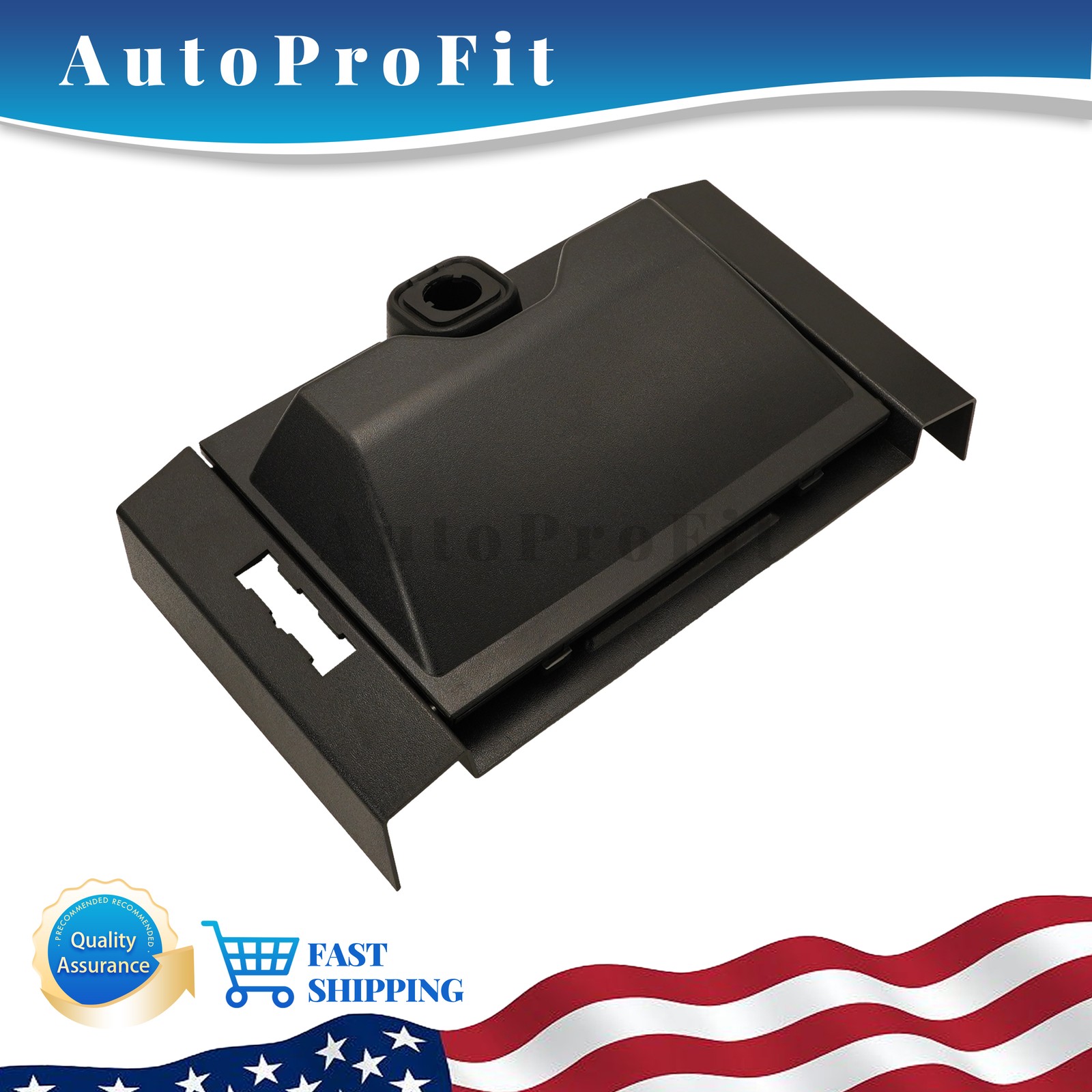 NEW FL3Z1813562AT For F150 Seat Armrest Cup Holder Storage Box Replacement