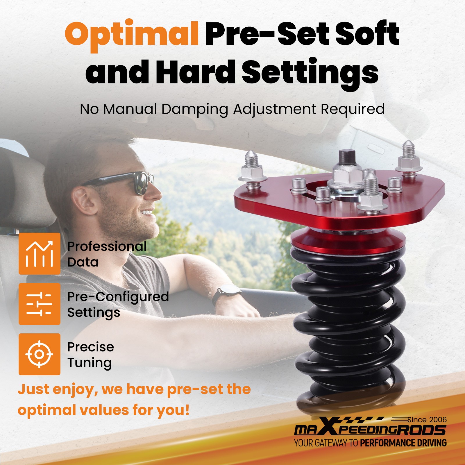 MaXpeedingrods Coilovers Suspension Kit For 2008-2015 SCION XB Base Wagon